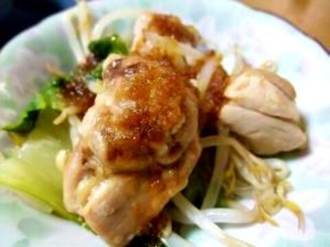 鶏野菜の大根おろしダレ